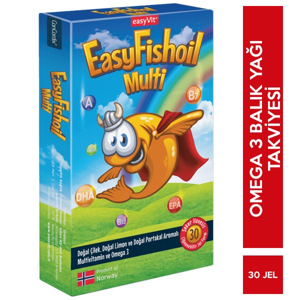 EasyVit EasyFishoil Multi Omega 3 Çiğnenebilir 30 Tablet