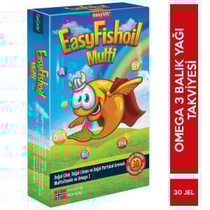 EasyVit EasyFishoil Multi Omega 3 Çiğnenebilir 30 Tablet