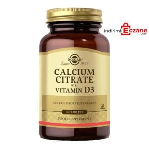Solgar Calcium Citrate 250 mg With D3