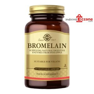 Solgar Bromelain 150mg 60 kapsül