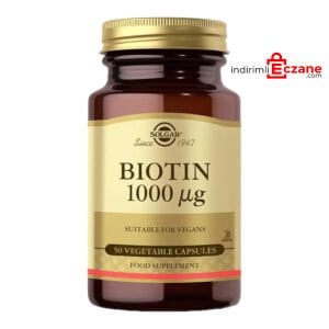 Solgar Biotin 1000 mcg 50 Kapsül Vitamin