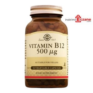 Solgar Vitamin B12 500 mcg 50 Kapsül