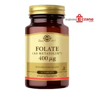 Solgar Folate As Metafolin 400 Mg 50 Kapsül