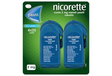 NICORETTE COOLS 2 MG NANELI PASTIL (80 ADET)