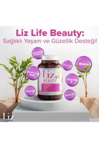 Liz Life Beauty 30 Tablet Kolajen, Hyaluronik Asit ve Vitaminlerle Cilt, Saç ve Tırnak Desteği