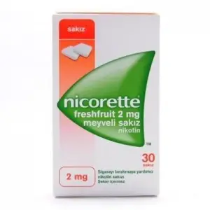Nicorette Freshfruit 2 mg Meyveli 30 Adet