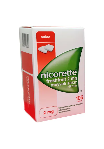 Nicorette Freshfruit 2 Mg 105 Adet Meyveli Nikotin Sakızı