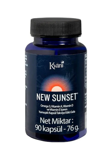 Kyani Sunset Omega 3 90 Kapsül Balık Yağı