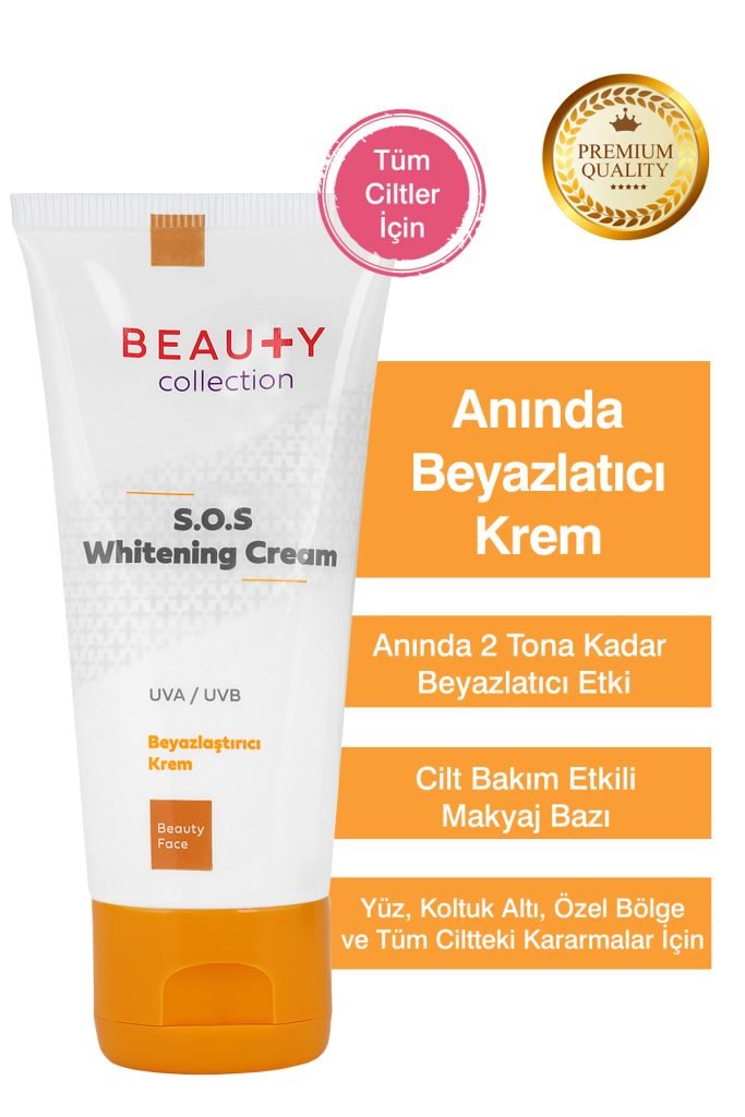 Beauty Collection S.O.S Whitening Tüm Cilt Tipleri İçin Su Bazlı Yağsız Matlaştırıcı Yüz Bakım Kremi 60 ml