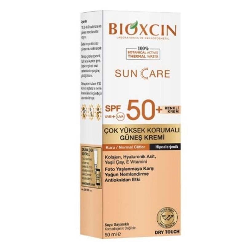 Bioxcin Sun Care SPF 50+ Çok Yüksek Korumalı Renkli Güneş Kremi 50ml