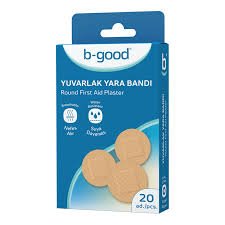 B-Good Suya Dayanıklı 25 mm 20'li Yuvarlak Yara Bandı