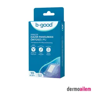 B-Good Şeffaf Hazır Pansuman 5cm x 7.5cm 10'lu Yara Örtüsü
