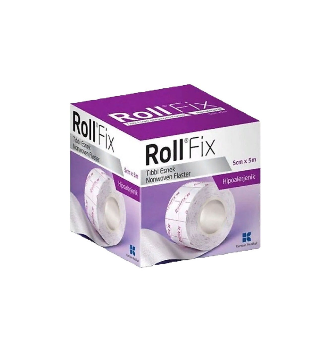 Roll Fix Elastik Sabitleme Bandı Hipoalerjenik Flaster 5 Cm X 5M