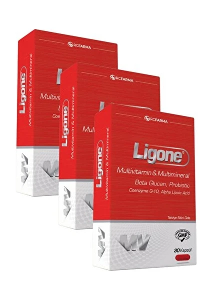 Ligone Multivitamin Multimineral 3x30 Kapsül