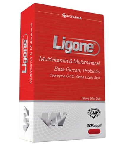 LIGONE MULTIVITAMIN&MINERAL BETA GLUCAN 30 KAPSUL RCFARMA