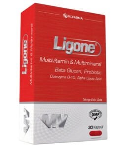 LIGONE MULTIVITAMIN&MINERAL BETA GLUCAN 30 KAPSUL RCFARMA