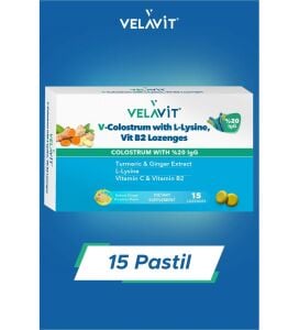 Velavit V-Colostrum with L-Lysine 15'li Pastil