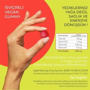 Sovital Detomax Apple Vinegar 60 Çiğnenebilir Tablet
