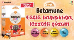 New Life Betamune Kids 30 Çiğnenebilir Tablet