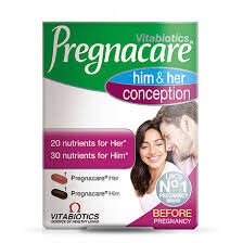 Vitabiotics Pregnacare Him and Her 60 Tablet