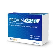 Wellcare Provim Shape Probiyotik 30 Kapsül
