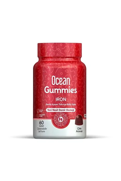 Ocean Gummies Iron 60 Jel Form