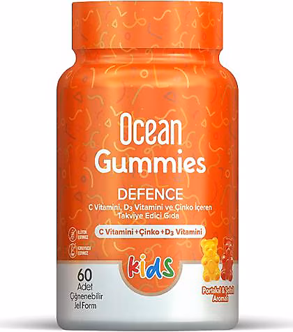 Ocean Gummies Defence Kids 60 Jel Form