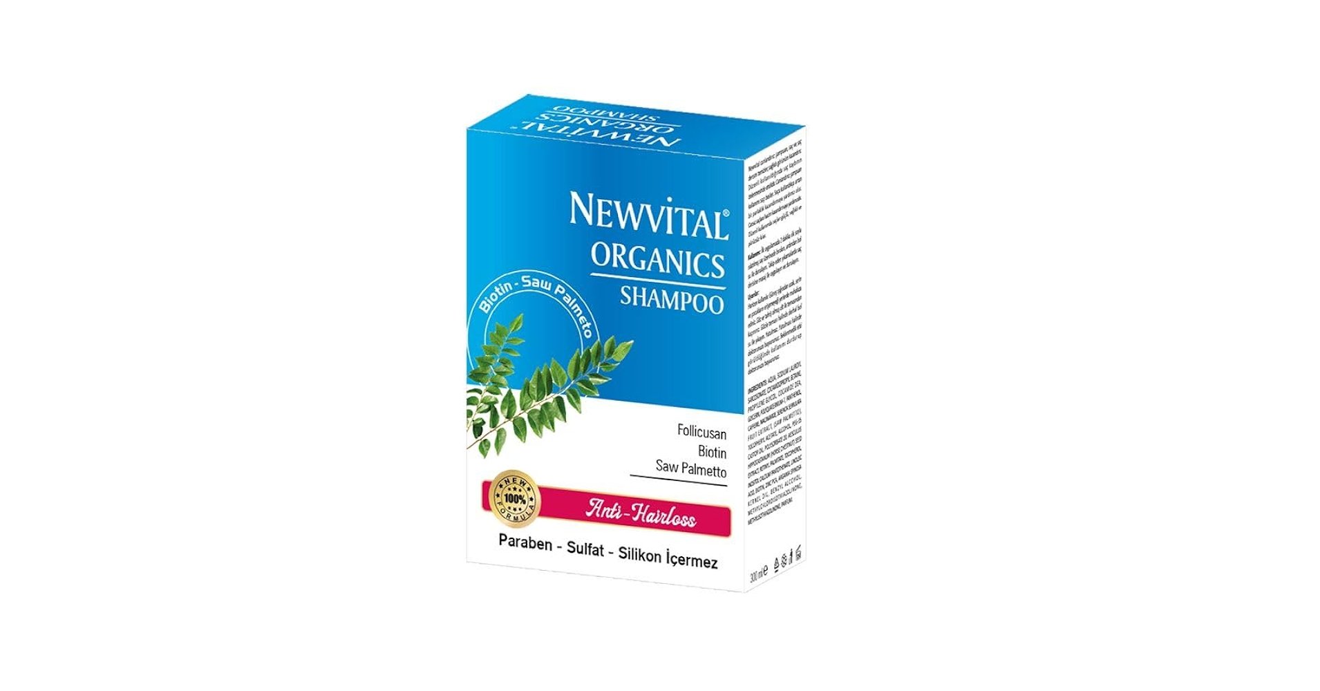 Newvital Organics Anti-Hairloss 300 ml Şampuan