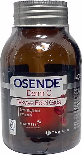 Osende Demir C Ester C Vitamini 60 Kapsül