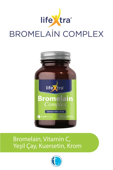 Tab İlaç Bromelain Complex 30 Kapsül