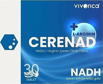 Cerenad L-Arginine Nadh Dilaltı 30 Tablet