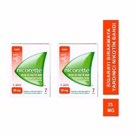 Nicorette 1.Adım 25 mg 2 li Paket Nikotin Bandı
