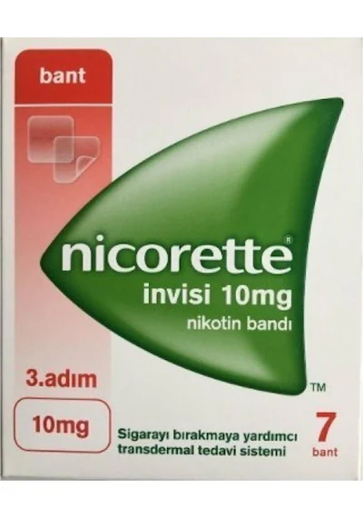 Nicorette 3. Adım Nikotin Bandı 10 mg