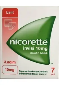 Nicorette 3. Adım Nikotin Bandı 10 mg