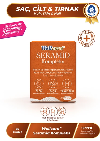 Wellcare Seramid Kompleks 60 Tablet