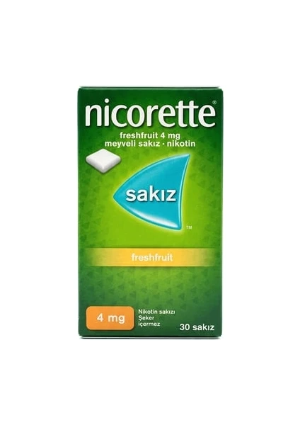 Nicorette Meyveli Sakız 4 mg 30 adet
