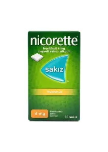 Nicorette Meyveli Sakız 4 mg 30 adet