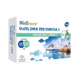 Wellcare Uniq Dha 750 Omega 3 30 Kapsül Balık Yağı