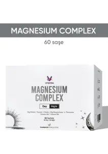 Vitisfera Magnezyum Complex Gündüz-Gece 60 Saşe Magnezyum Malat, Sitrat,taurat, Bisglisinat, L-Treonat ve B6