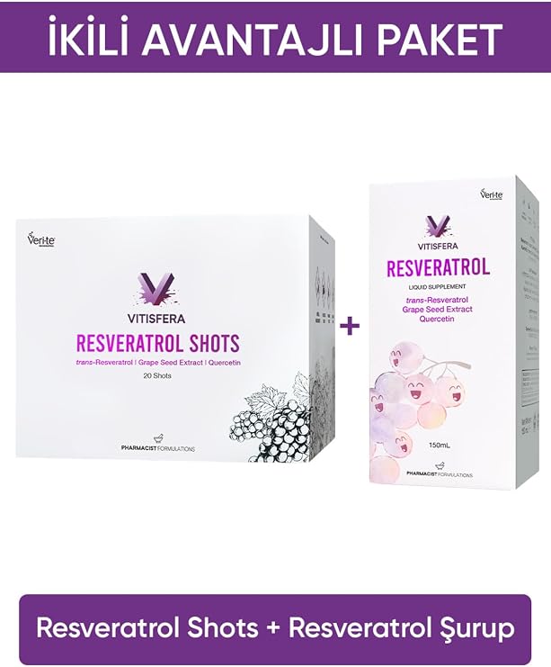 Vitisfera İkili Avantajlı Paket 1 (Resveratrol Shots + Resveratrol Şurup)