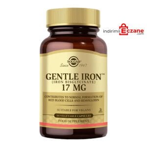 Solgar Gentle Iron 17 mg 90 Kapsül