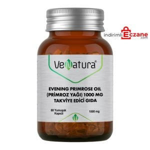 VeNatura Evening Primrose Oil (Primroz Yağı) 1000 mg 60 Kapsül