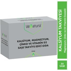 Venatura Kalsiyum Magnezyum Çinko Vitamin D3 30 Saşe