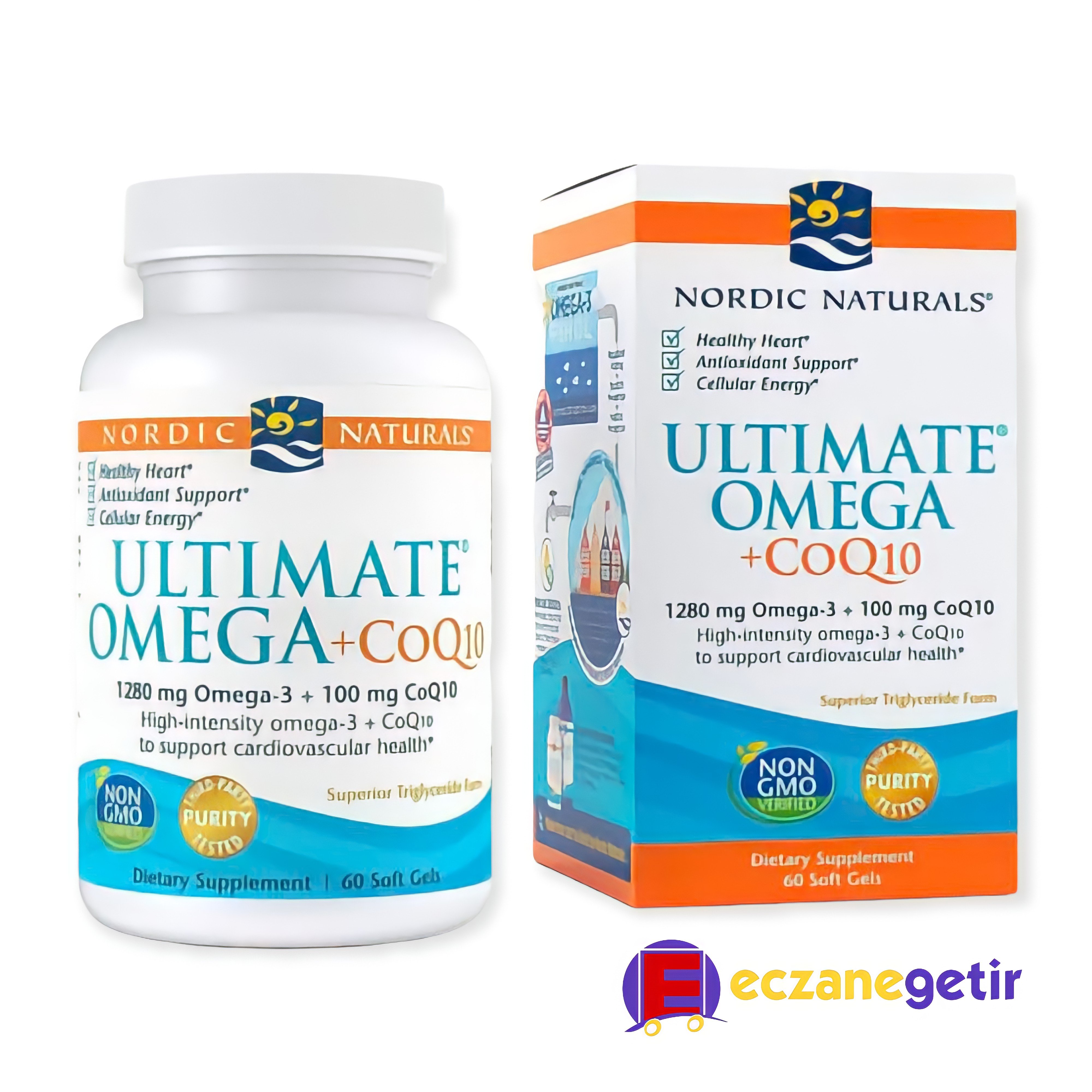 NORDİC NATURALS ULTIMATE OMEGA+COQ10 60 SOFTJEL