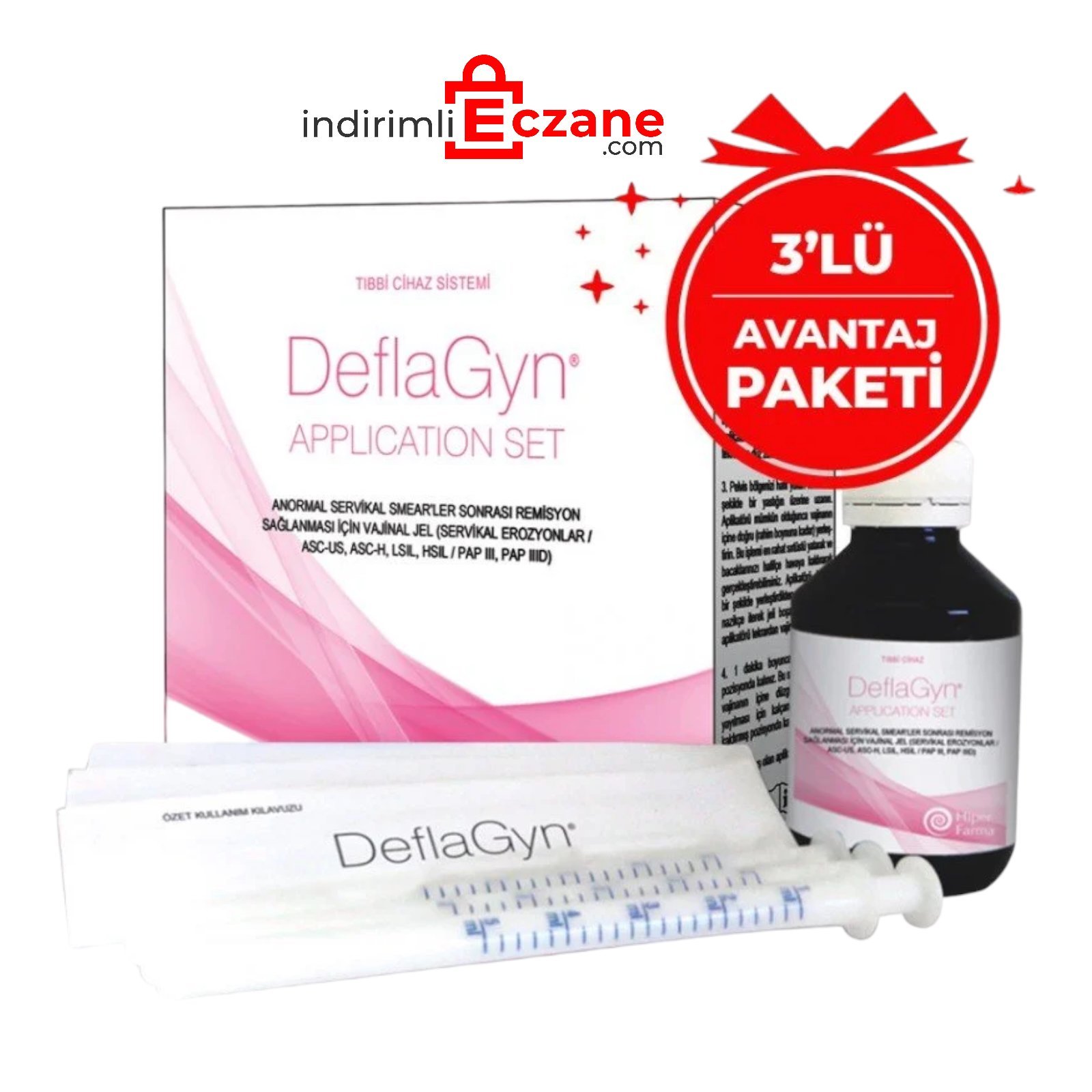 DeflaGyn Application Set Avantaj Paketi