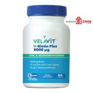 Velavit V-Biotin Plus 5000 mcg 60 Tablet
