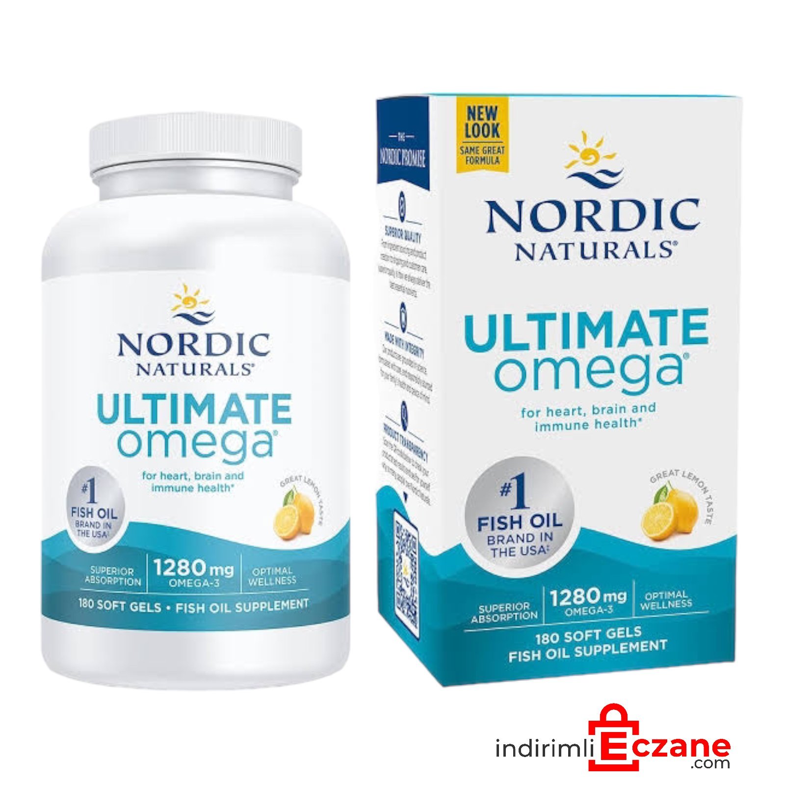 Nordic Naturals Ultimate Omega 1280mg 60 Yumuşak Kapsül