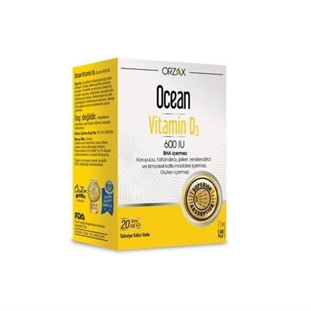 Ocean Vitamin D3 600 IU 20 ml Spray