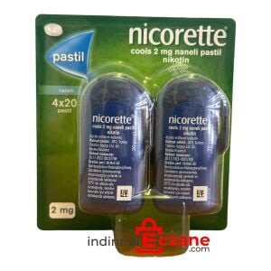 Nicorette Cools 2 mg Naneli 80 Pastil