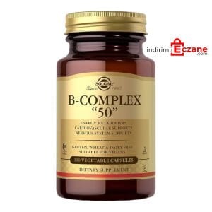 Solgar Vitamin B-Complex 100 Kapsül
